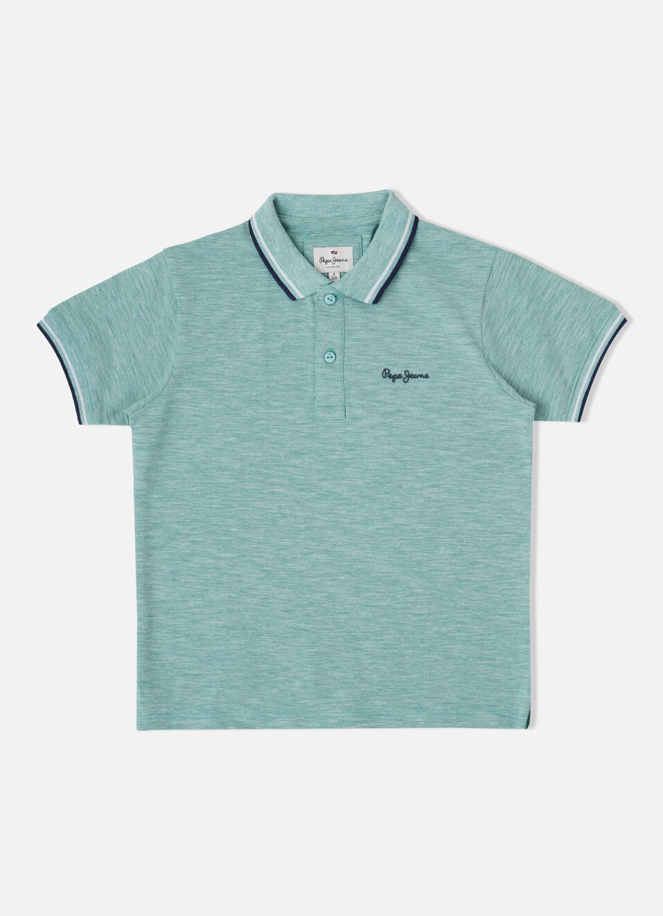 Melange Pink Polo, , large image number 0