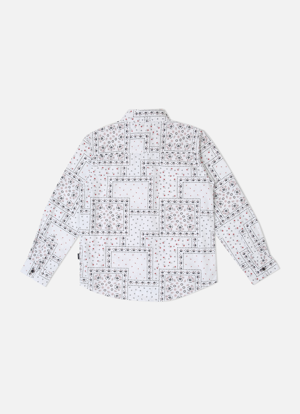 Bandana Print White  Shirt, , large image number 1