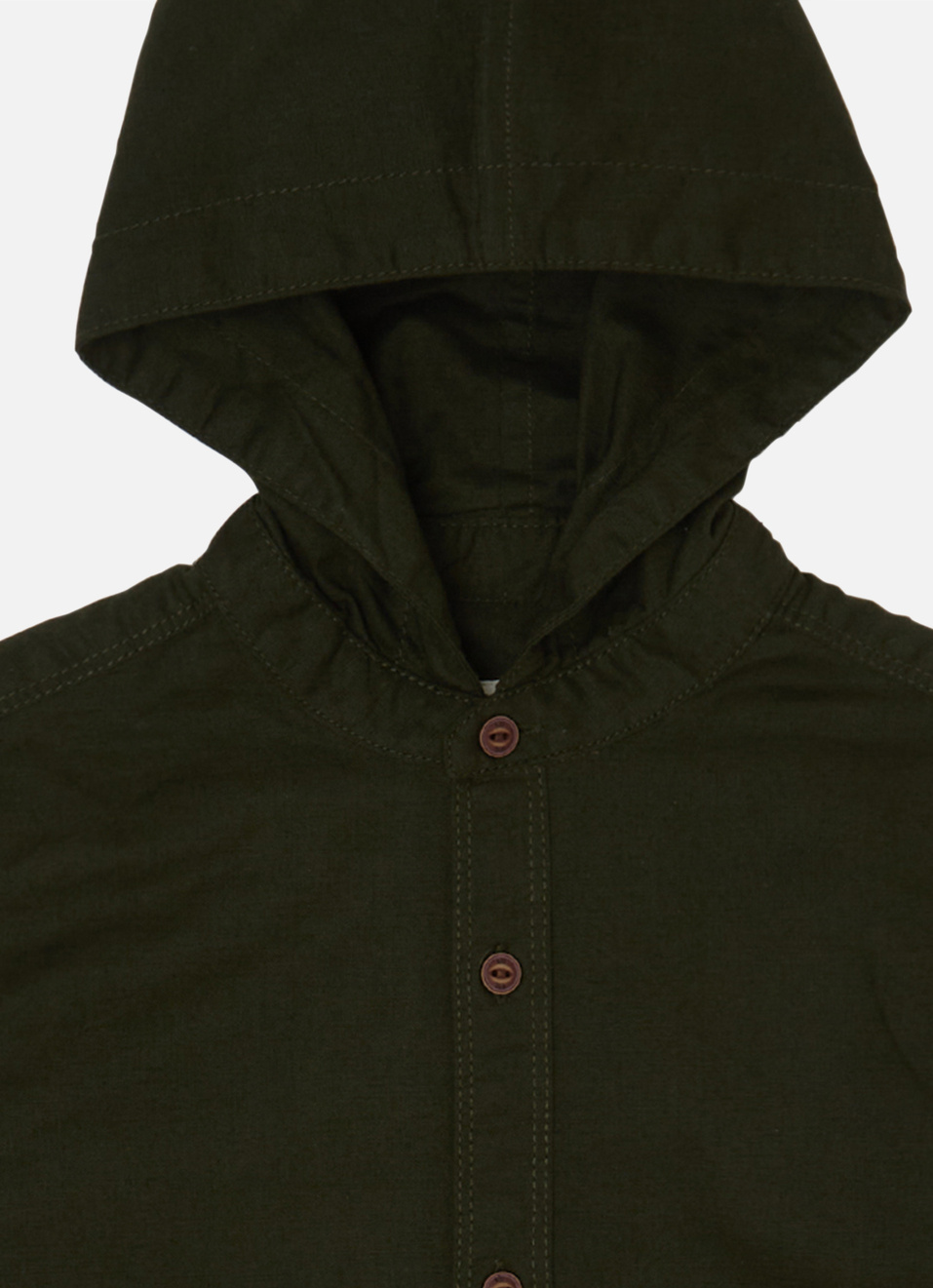 Olive Hoodie Shirt, , large image number 2