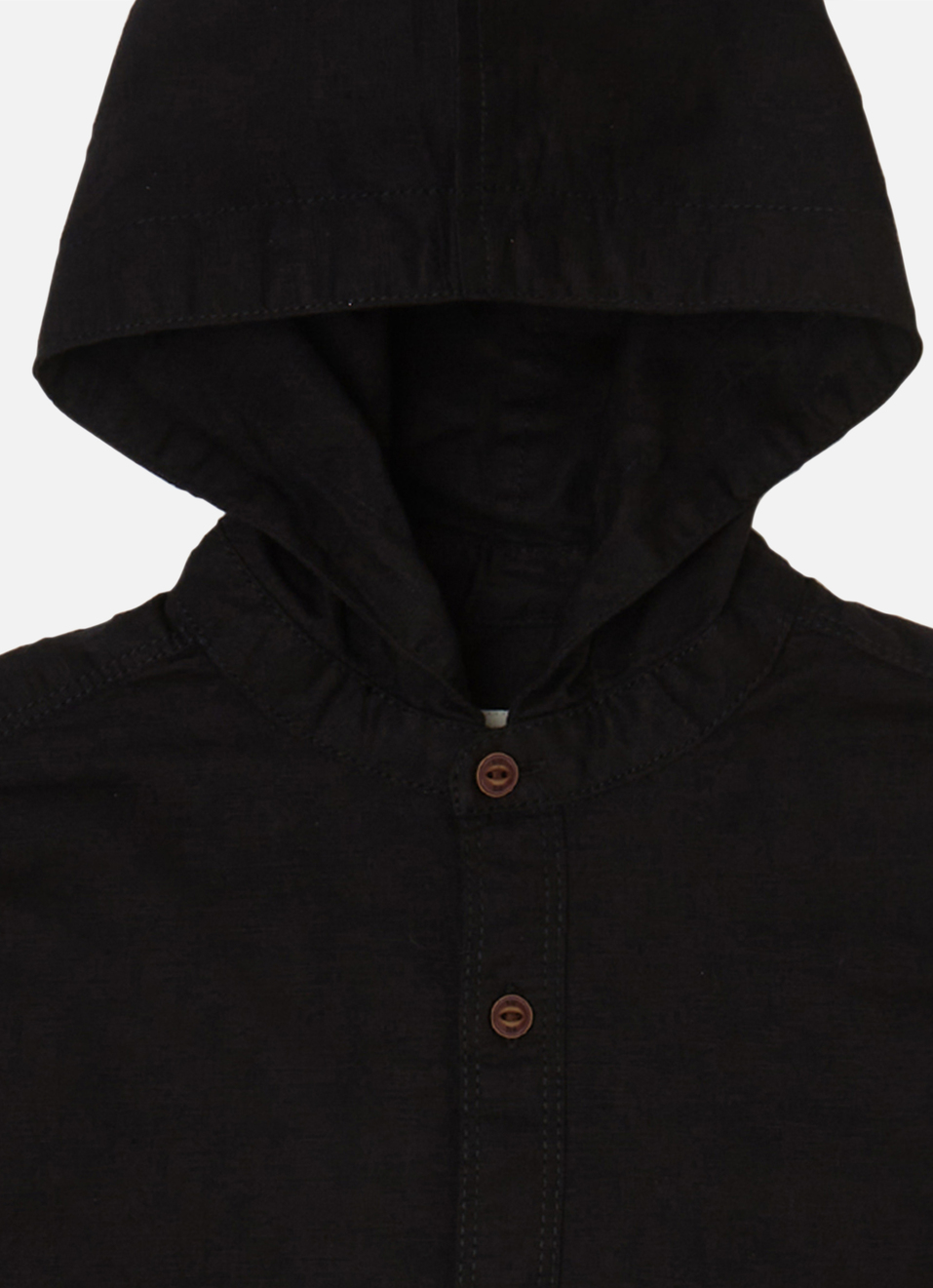 Black Hoodie Shirt, , large image number 2