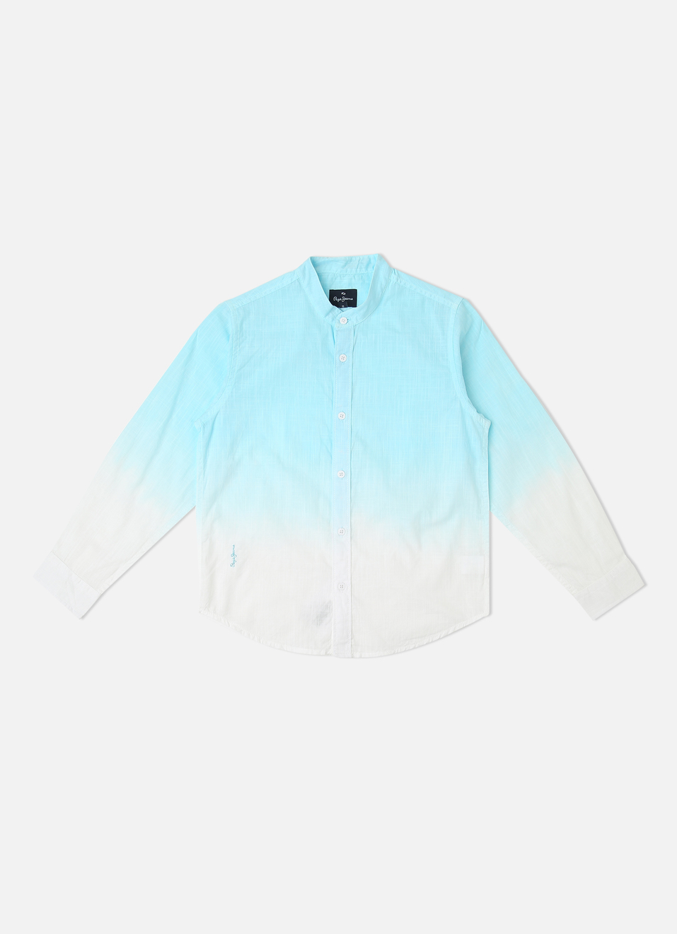 Dip Dye Ombre Aqua Shirt, , large image number 0