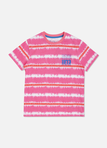 Blue All over Print T shirt