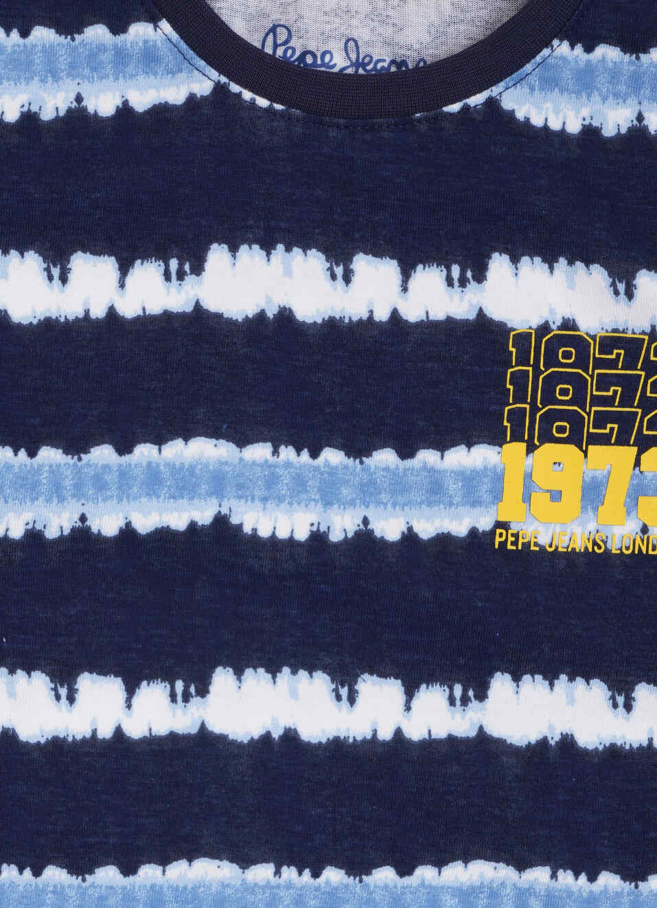 Blue All over Print T shirt, , large image number 2