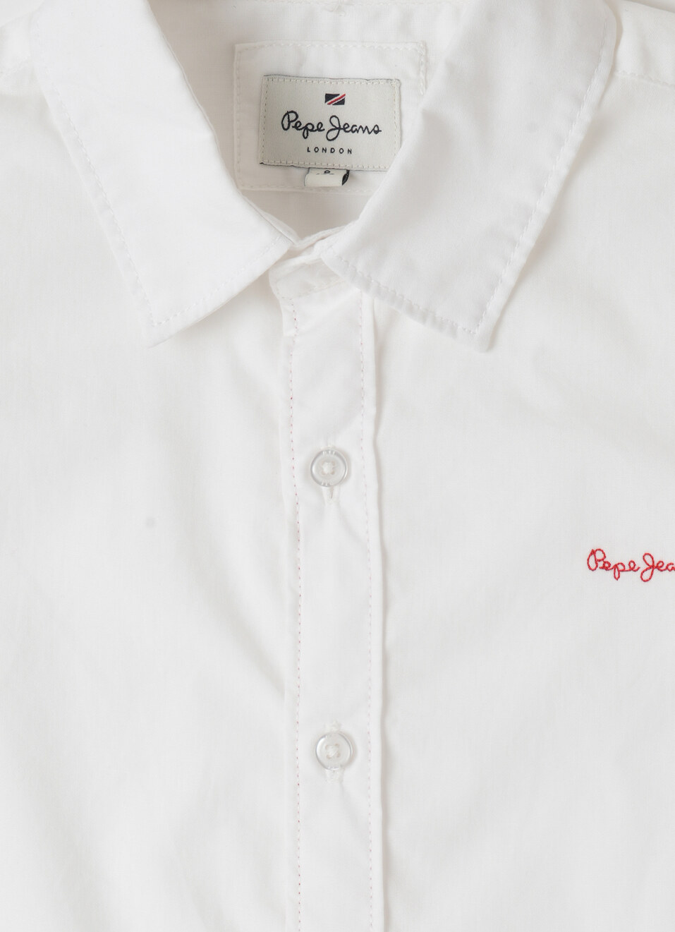 Classic Solid White Shirt, , large image number 2