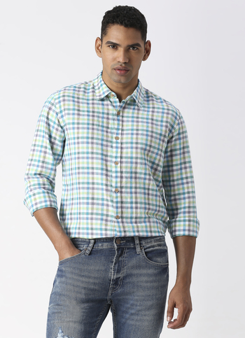 KENTUCKY LS COTTON LINEN CHECKS