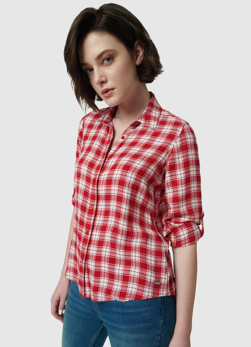 Red Checks Long Sleeve Shirt, , large image number 0