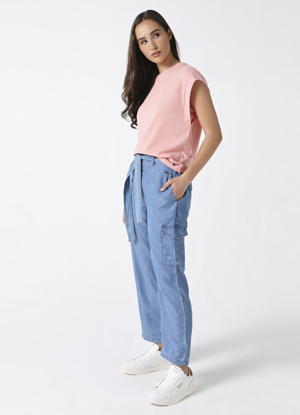 Extended Sleeve Lilac T-shirt, , large image number 5