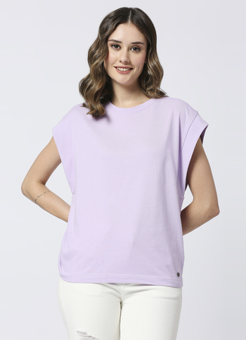 Extended Sleeve Lilac T-shirt
