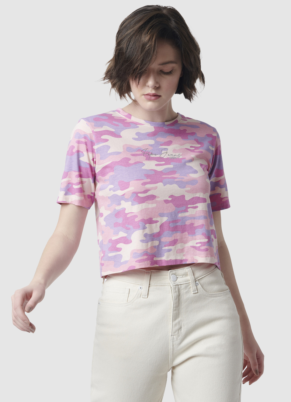 Camo Print T-shirt, , large image number 1