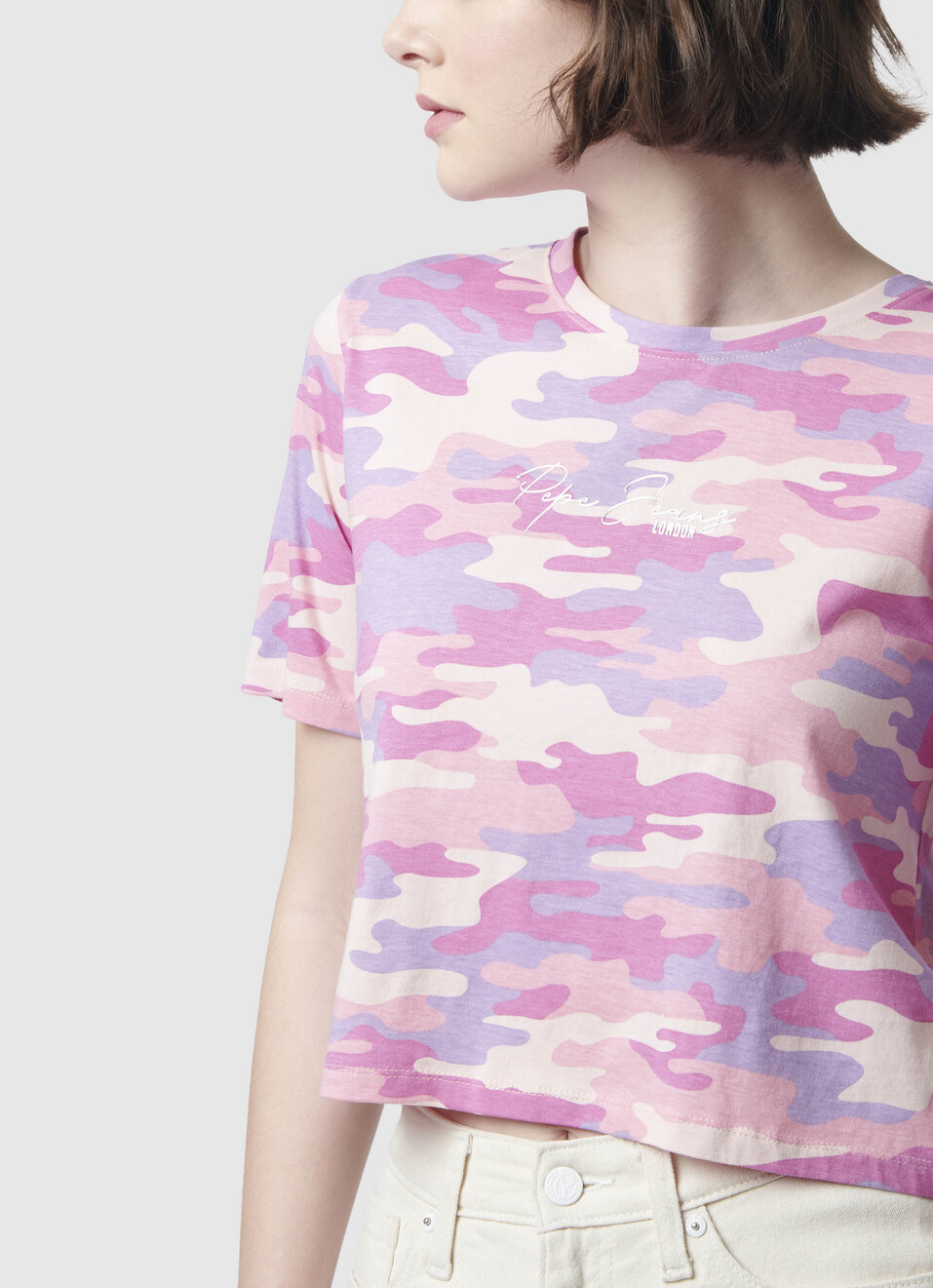 Camo Print T-shirt, , large image number 4