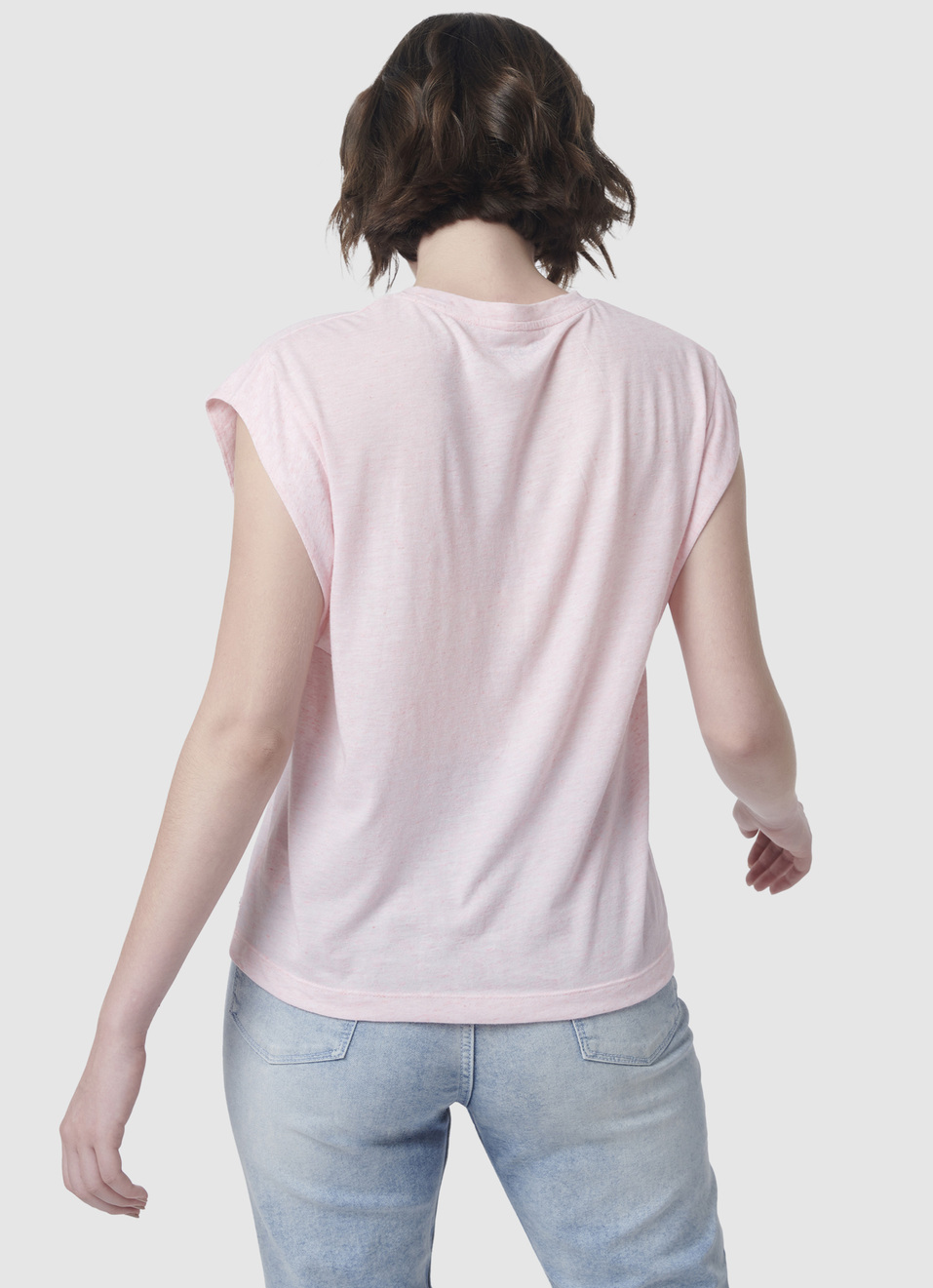 Extended Sleeves Pink T-shirt, , large image number 1