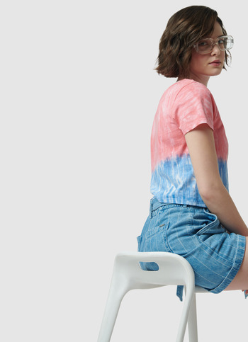 Tie & Dye Crop T-shirt