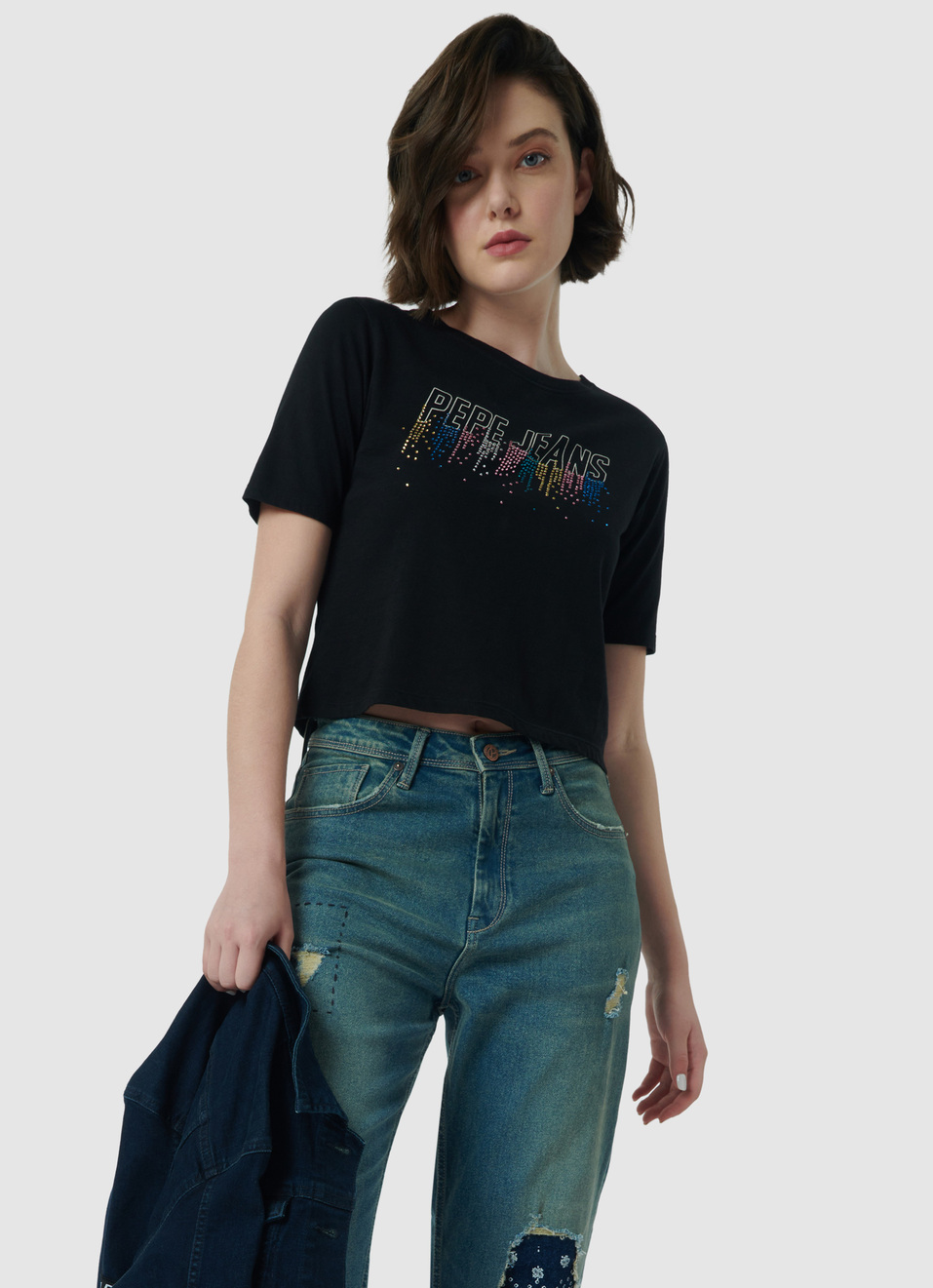 Embellished T-shirt, , large image number 0