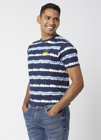 ION SR all over tie & dye printed tee