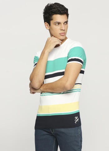 Green Crew Neck Short Sleeve T-shirt