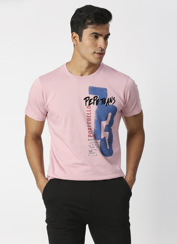 ALBERT Graphic printed tee