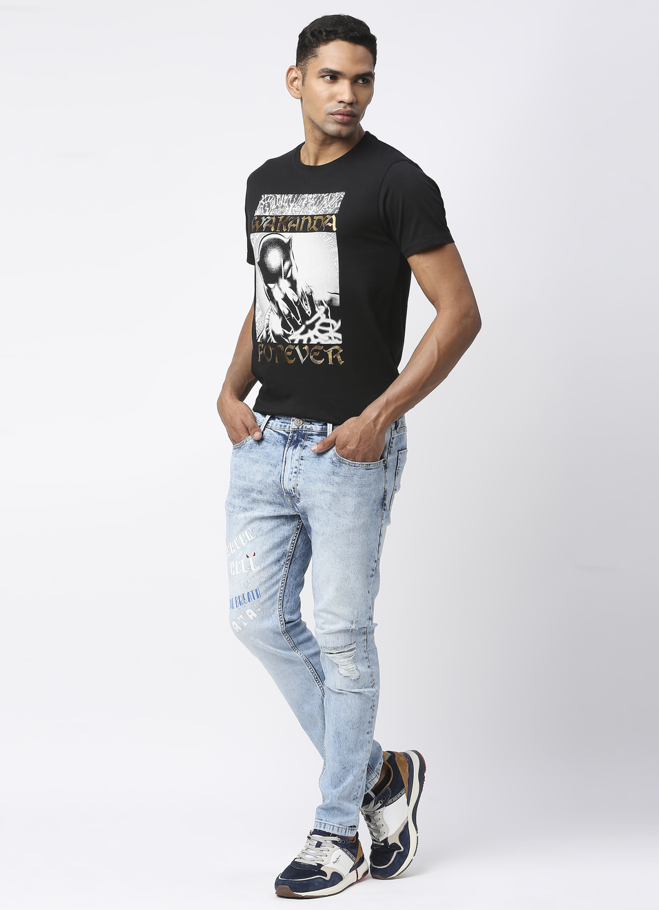 PANTHER BP Black Panther graphic printed T-shirt, , large image number 5