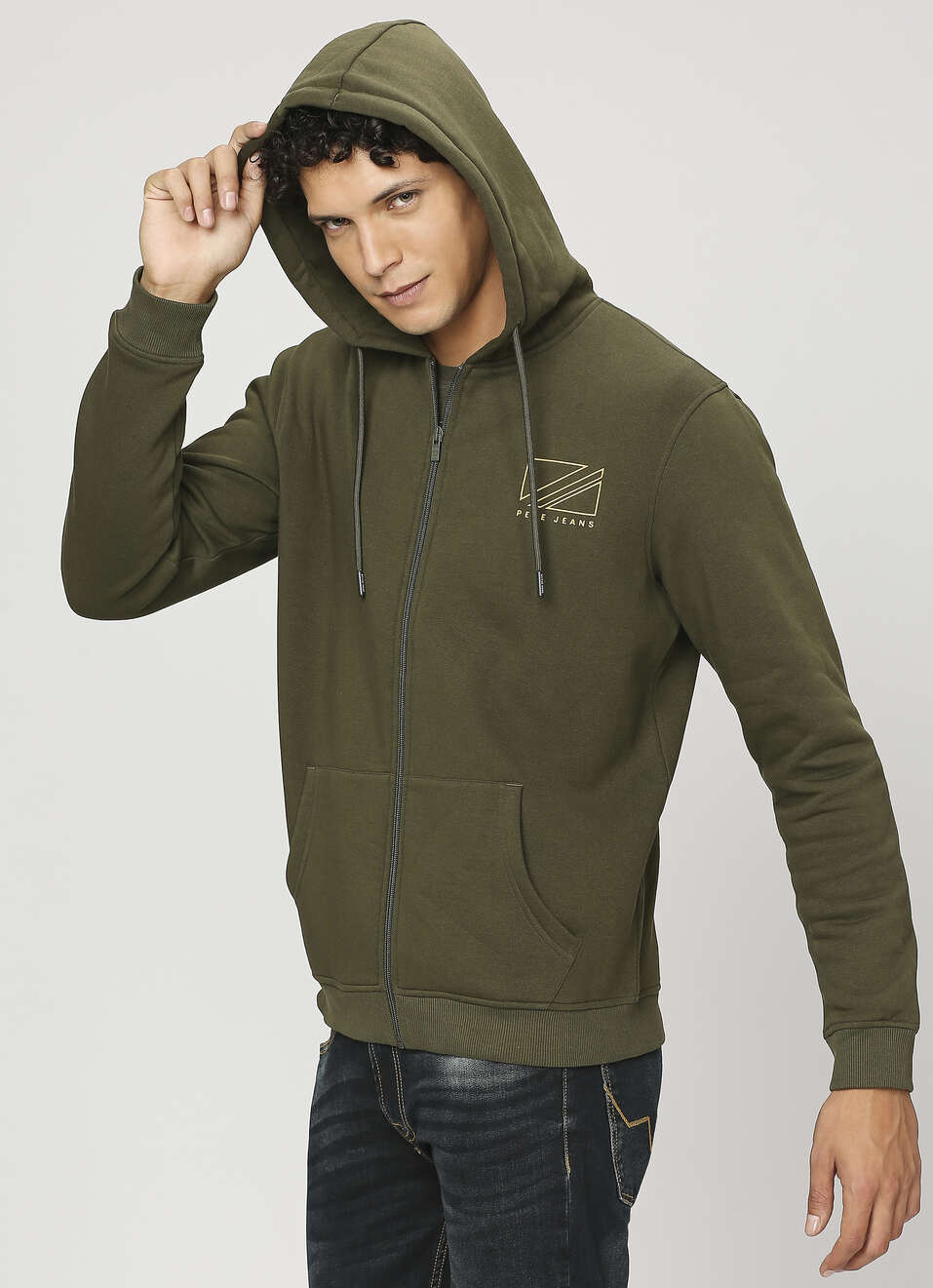 Graphic Print Full Sleeve Hooded Sweatshirt, , large image number 3