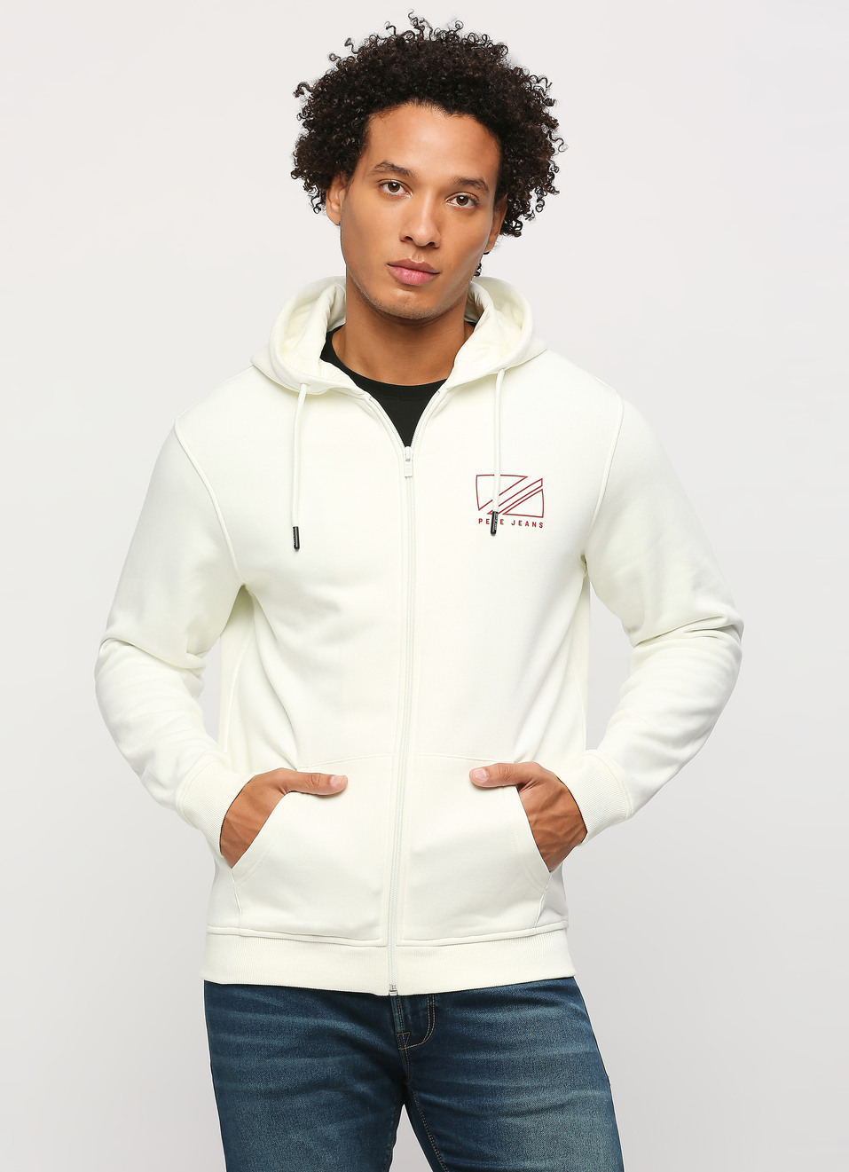 Graphic Print Full Sleeve Hooded Sweatshirt, , large image number 1