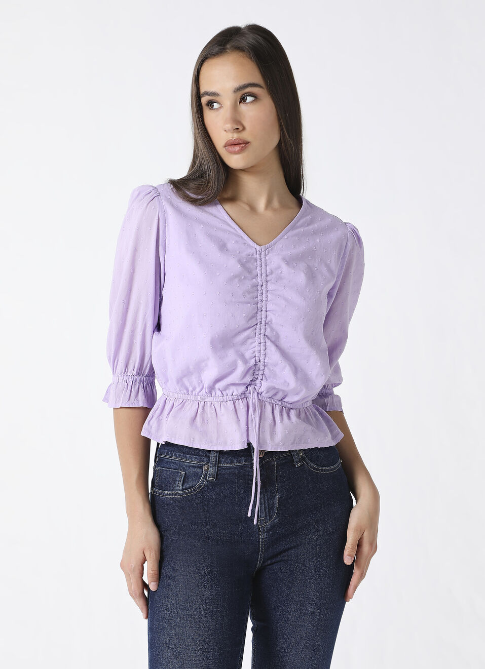 Stylish woven top, , large image number 1