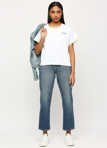 White Loose Short Sleeve T-shirt