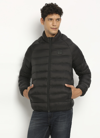 Black Puffer Travel Jacket