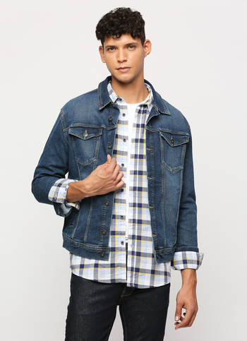 Blue Checks Long Sleeve Shirt