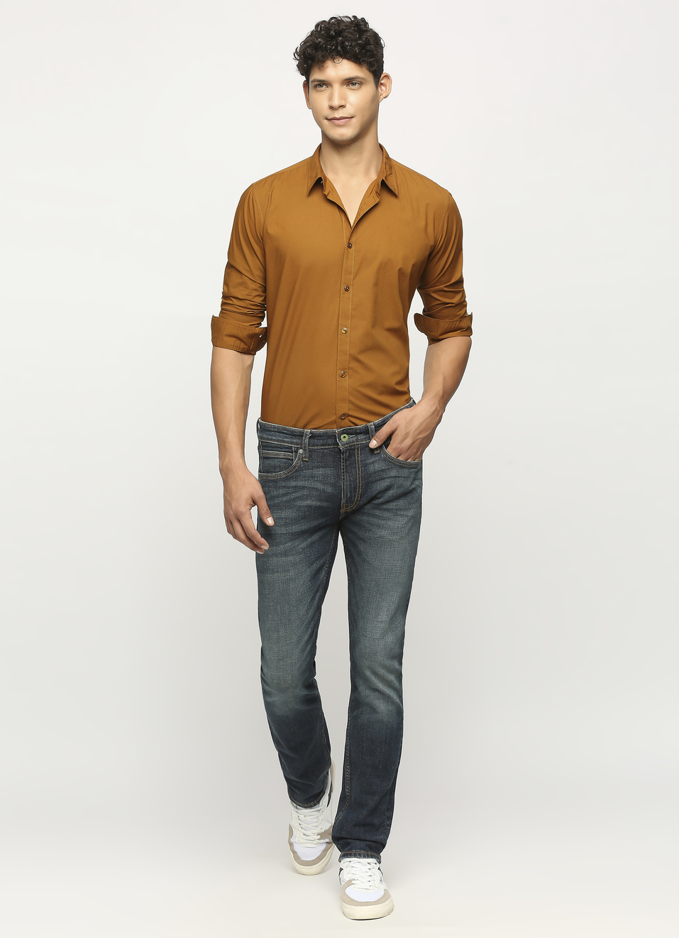 Rust Full Sleeved Shirt, , large image number 5