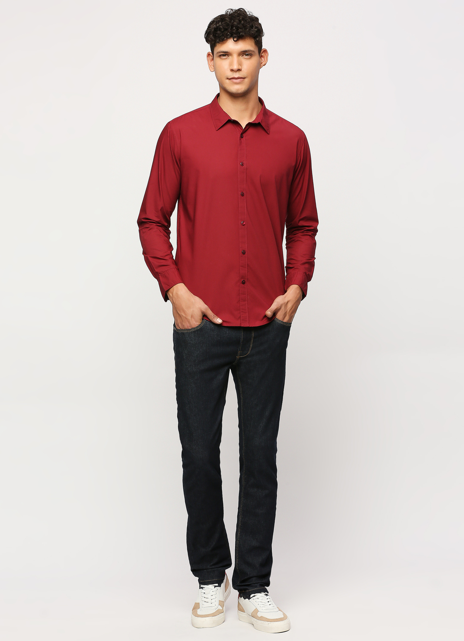 Red Full Sleeved Shirt, , large image number 6