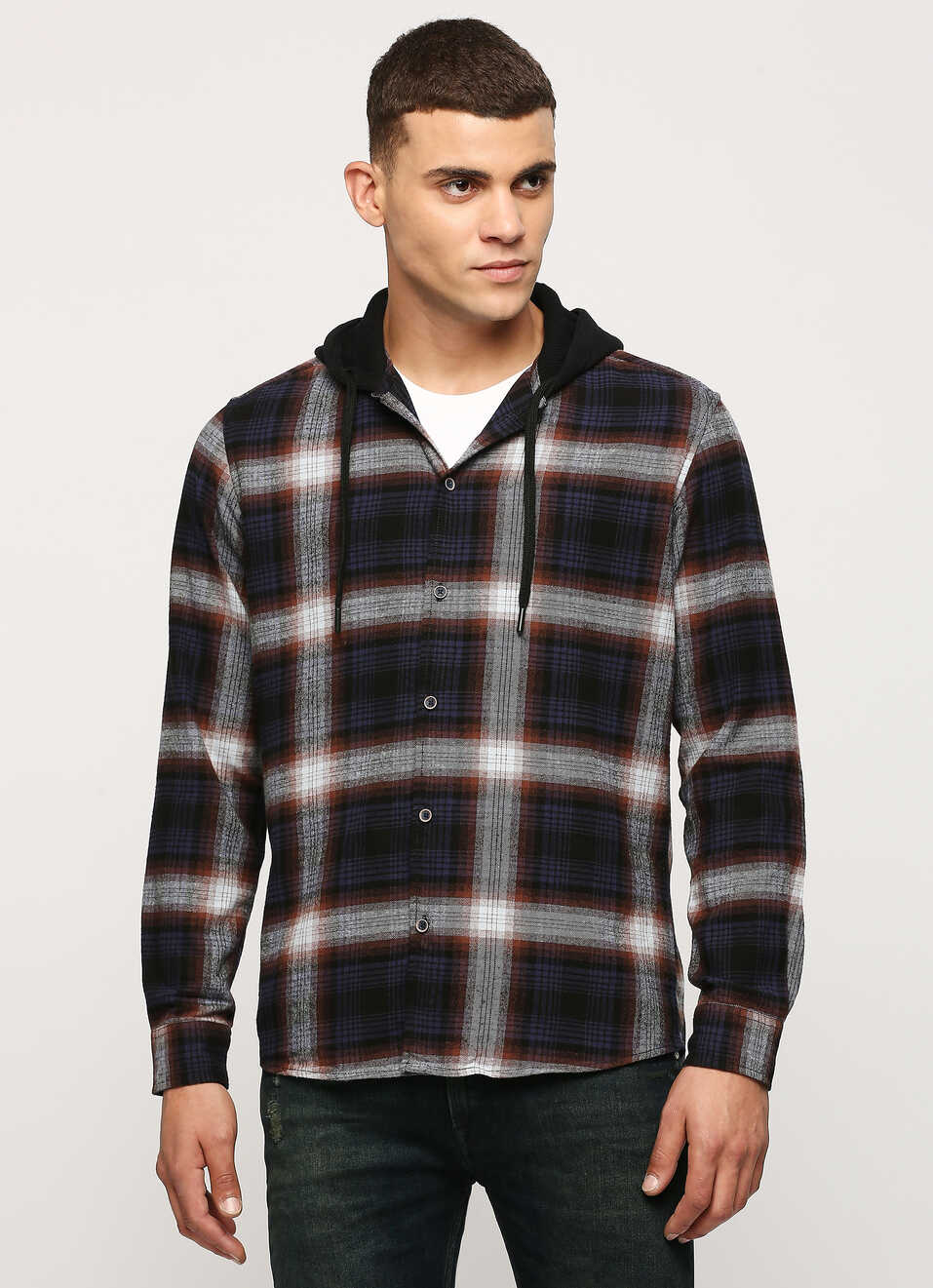 Blue Checks Long Sleeve Shirt, , large image number 1