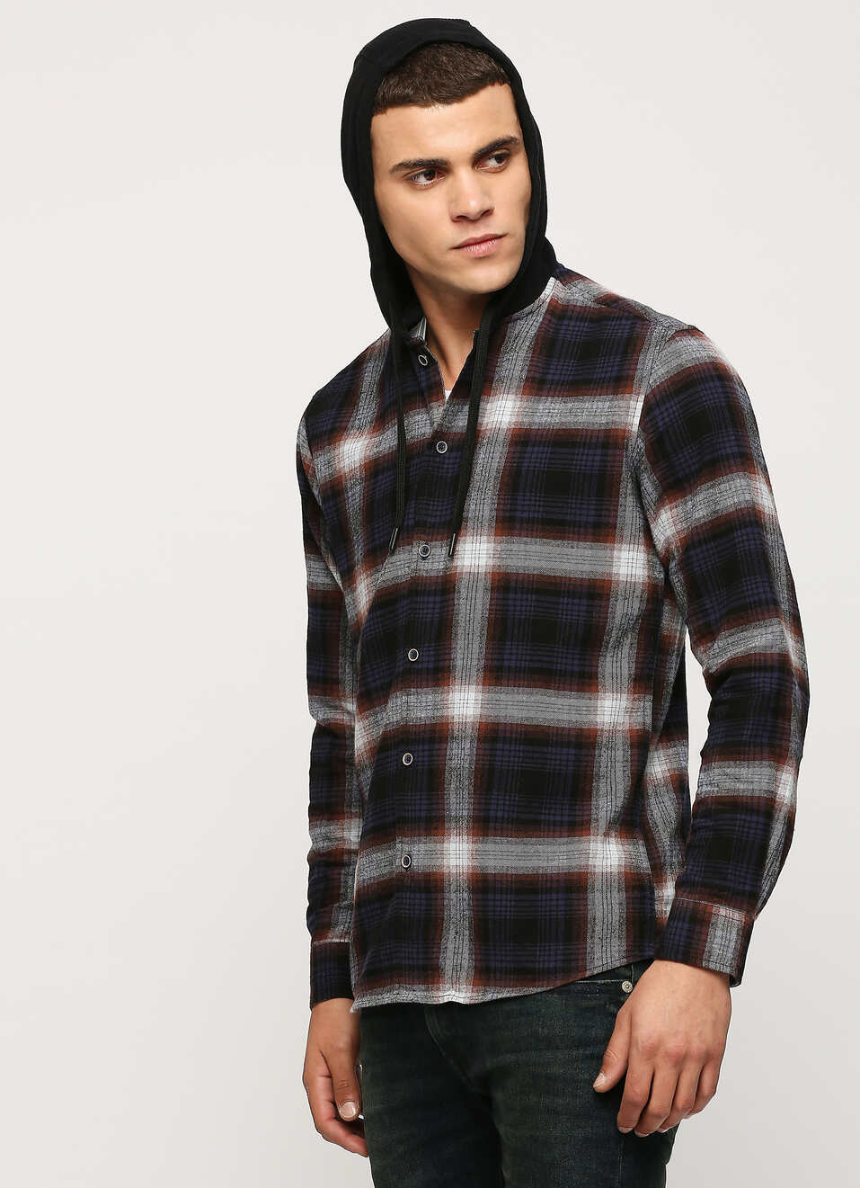 Blue Checks Long Sleeve Shirt, , large image number 3