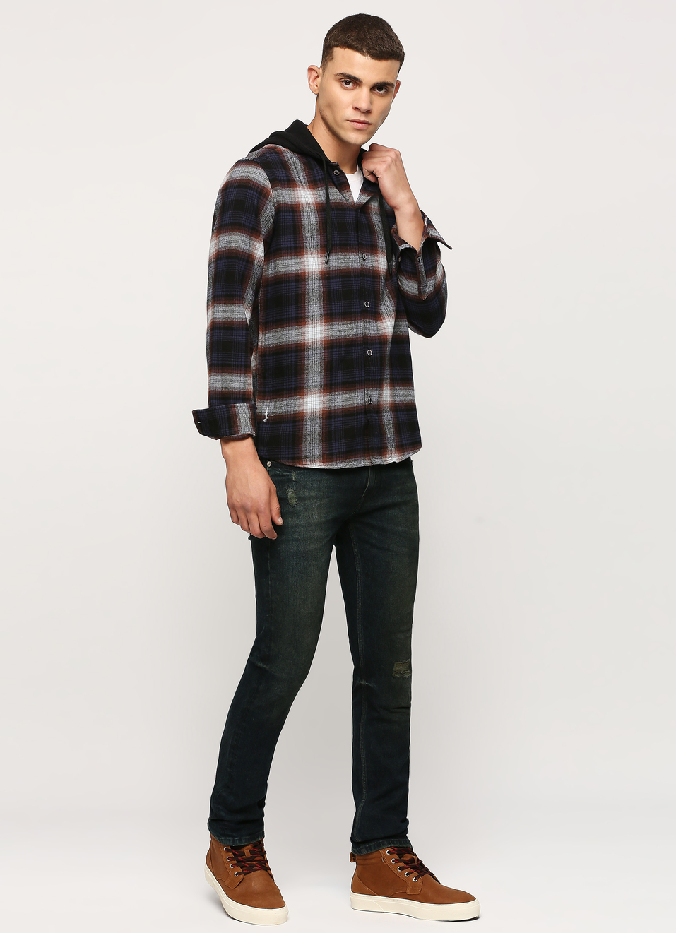 Blue Checks Long Sleeve Shirt, , large image number 7