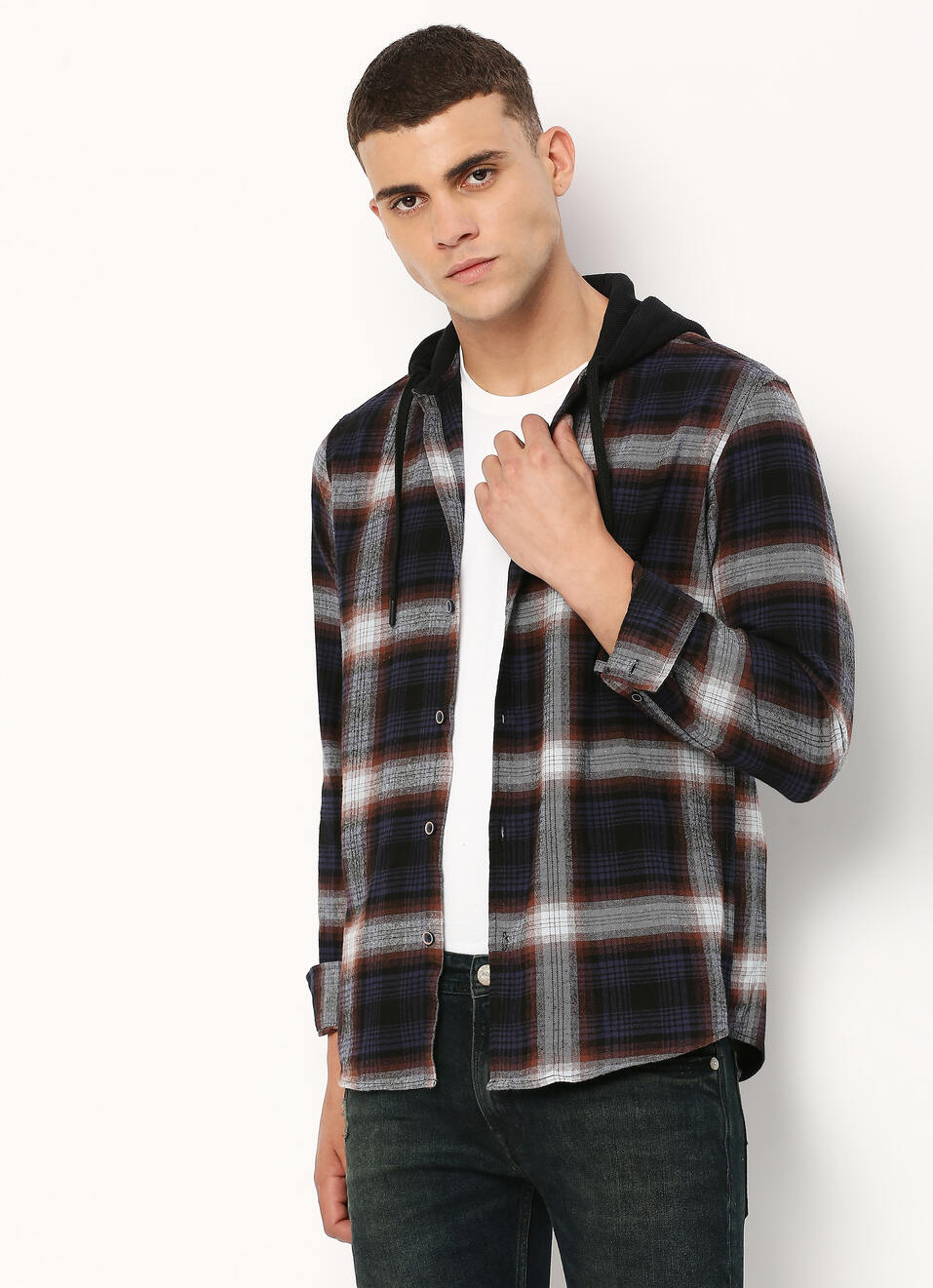 Blue Checks Long Sleeve Shirt, , large image number 0