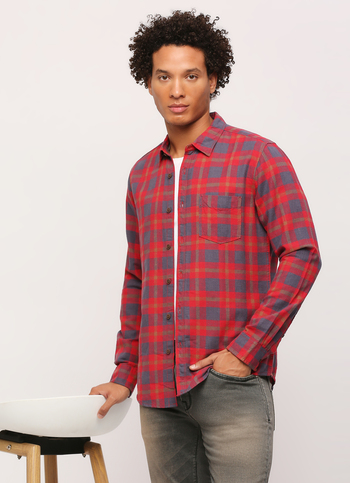 Red Checks Long Sleeve Shirt