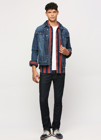 Red Stripes Long Sleeve Shirt