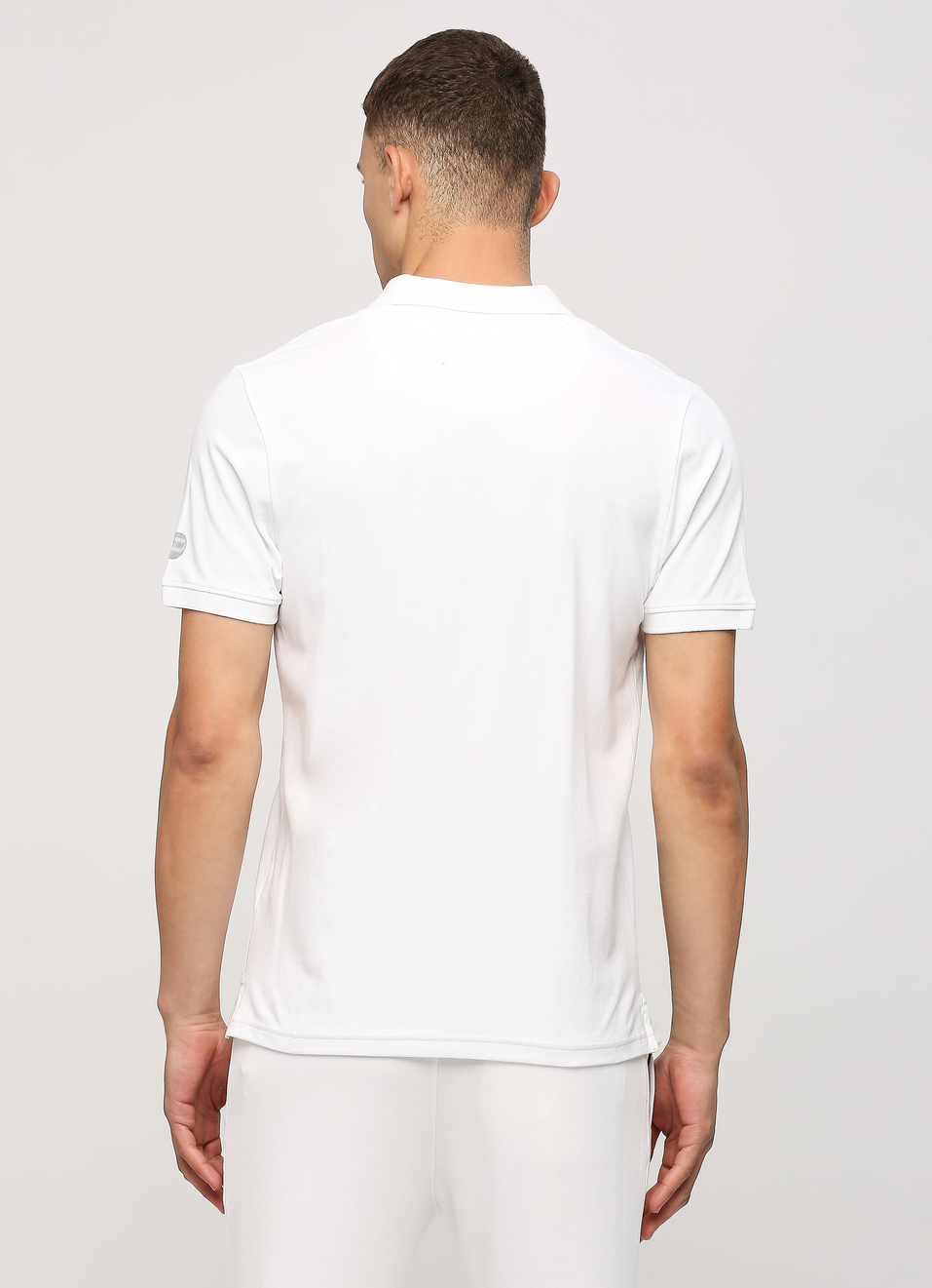 Solid Short Sleeve Polo, , large image number 2