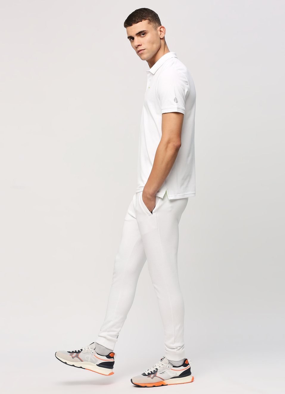 Solid Short Sleeve Polo, , large image number 5