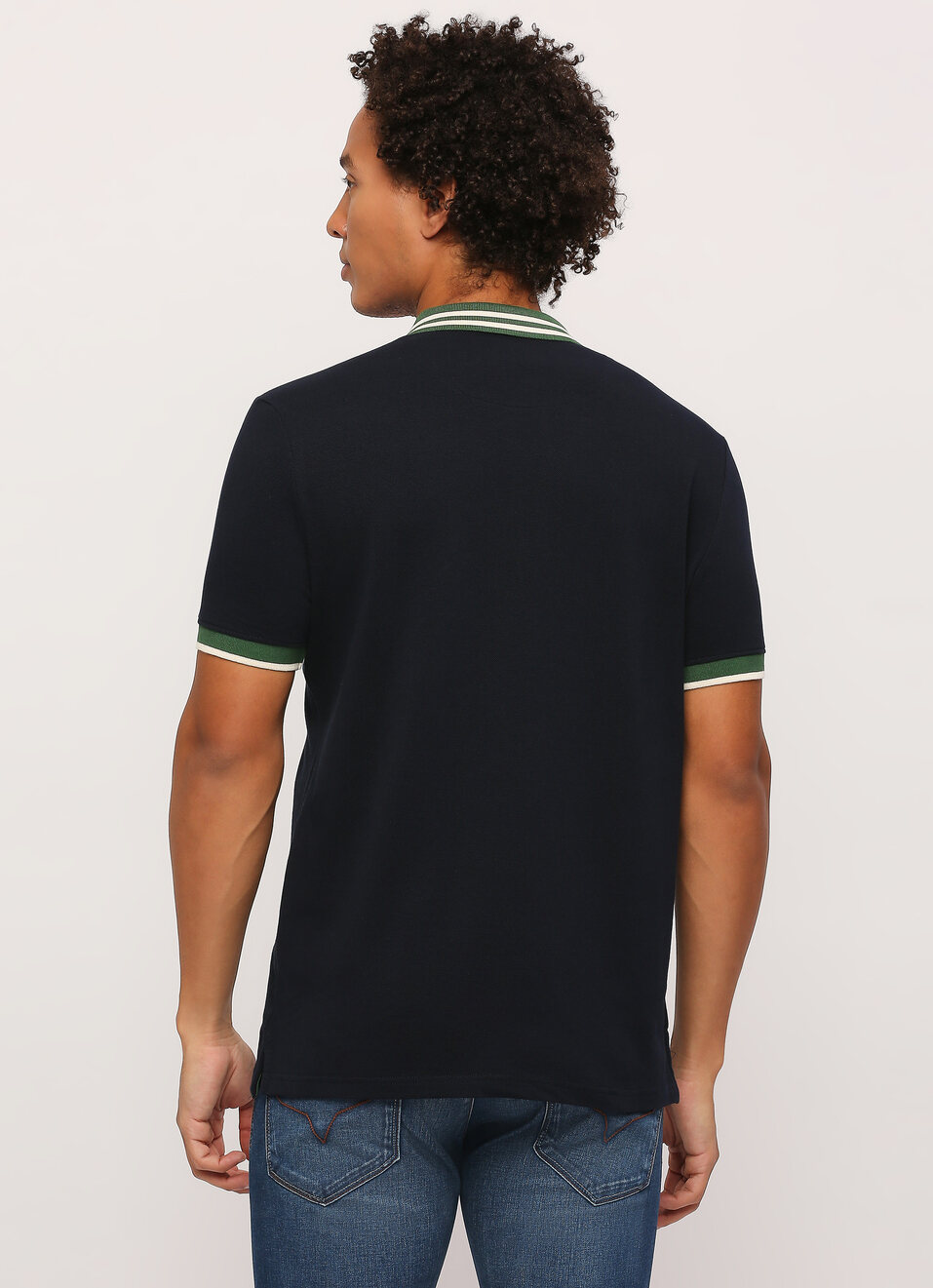 Graphic Print Short Sleeve Polo, , large image number 2