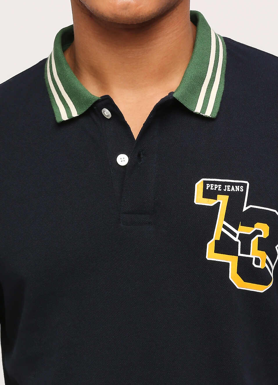 Graphic Print Short Sleeve Polo, , large image number 4