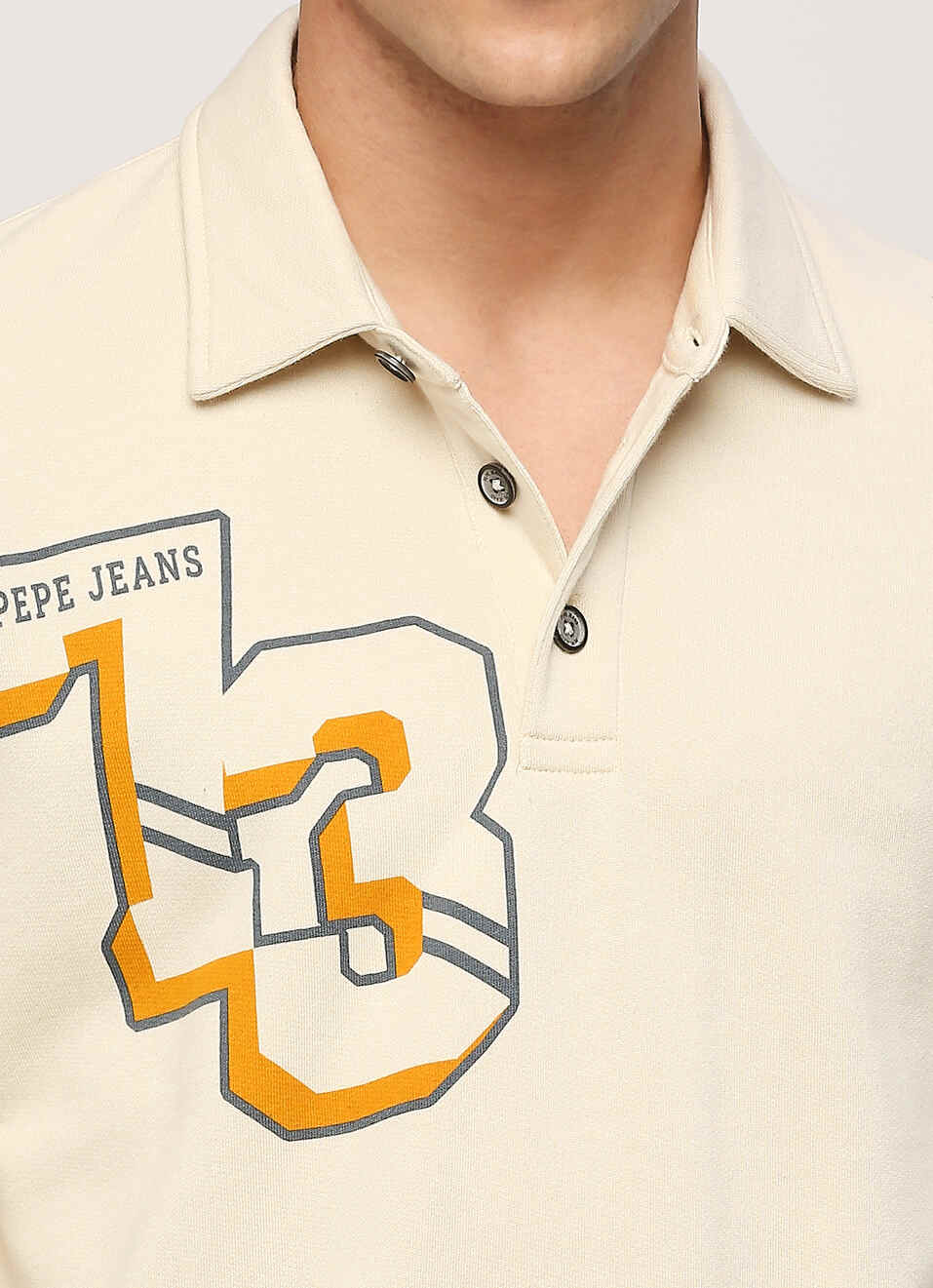 White Graphic Printed Sweatshirt, , large image number 4