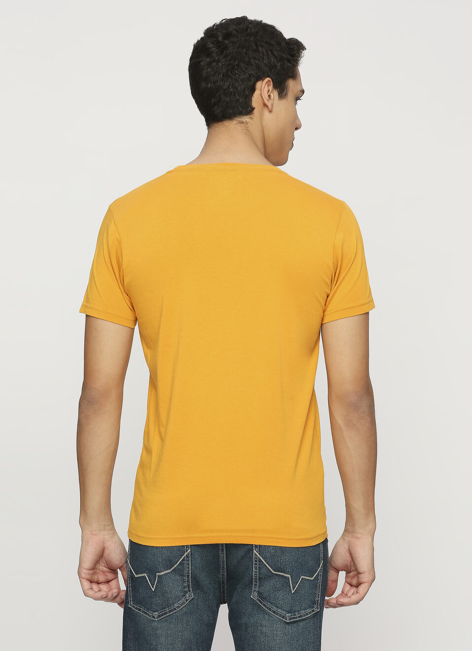 Geometric Flock Print Short Sleeve T-shirt, , large image number 2