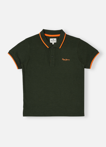Boys Solid Short Sleeve Polo
