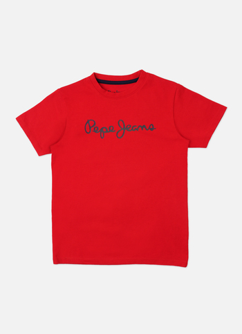 Boys Red Short Sleeve T-shirt