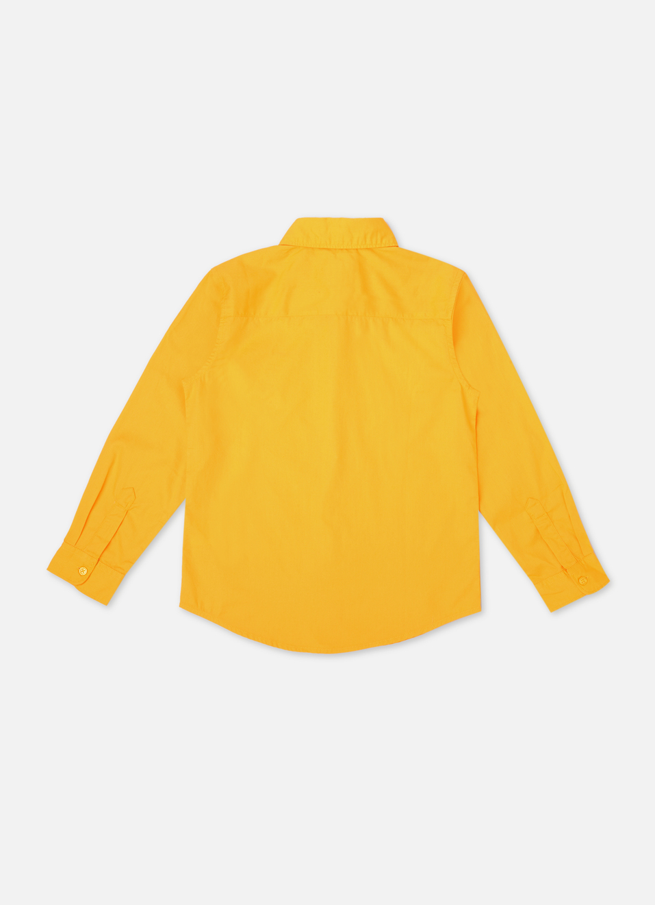 Boys Yellow Full Sleeve Shirt, , large image number 1