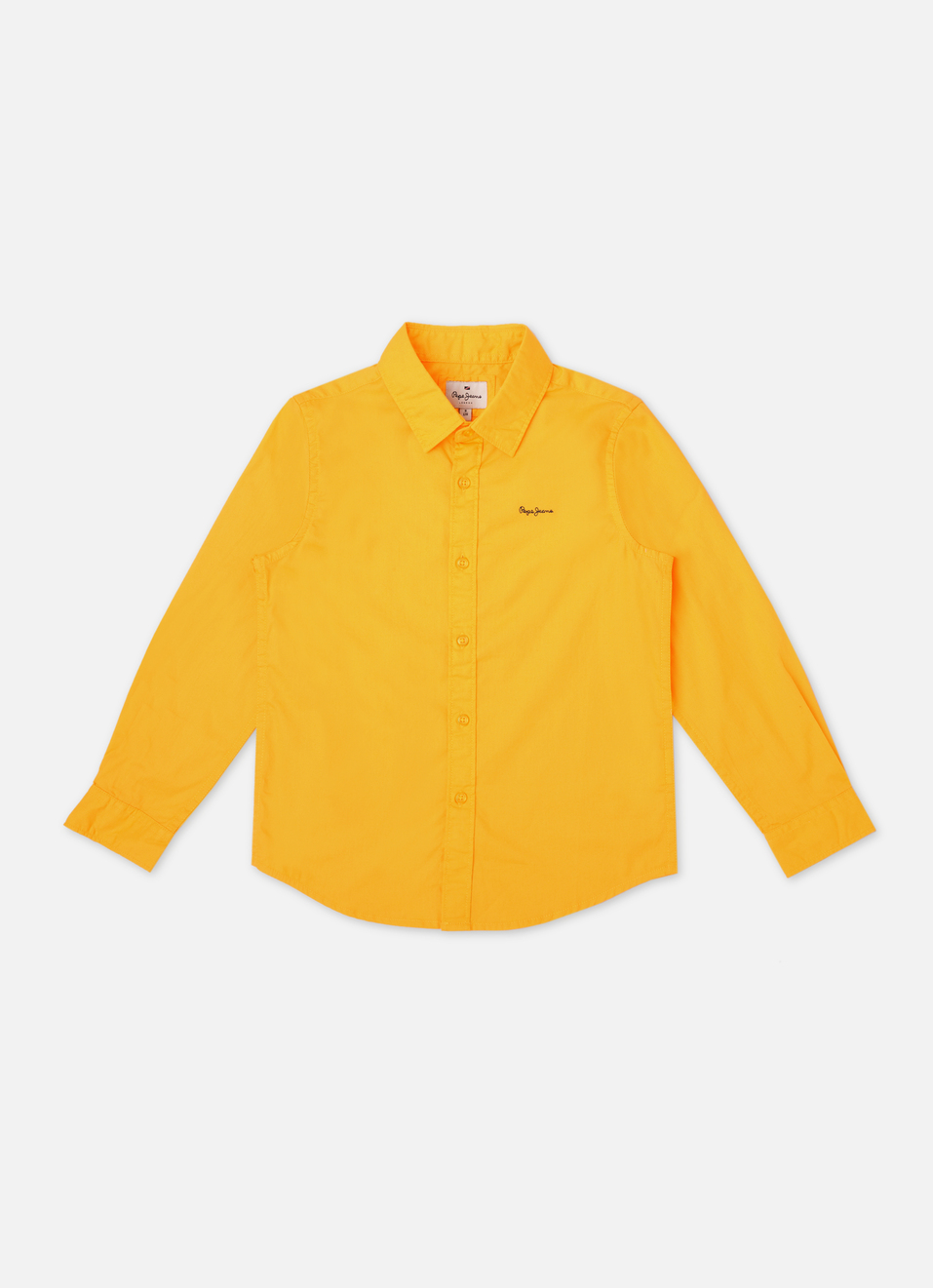 Boys Yellow Full Sleeve Shirt, , large image number 0