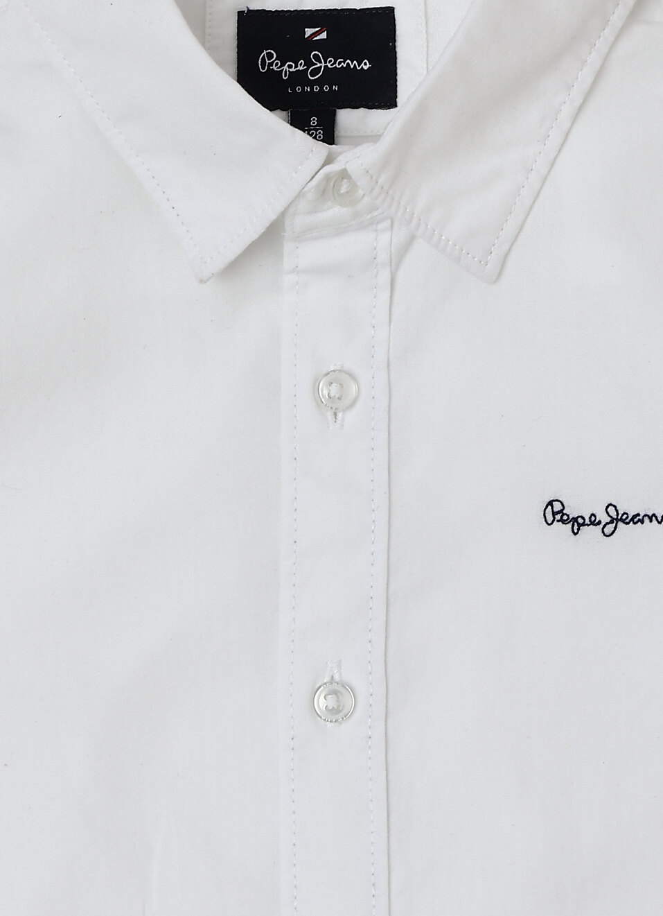 Boys White Full Sleeve Shirt, , large image number 2