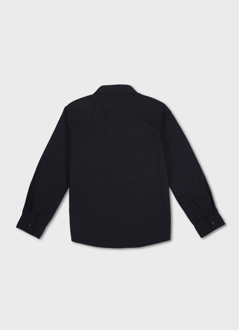 Boys Black Full Sleeve Shirt, , large image number 1