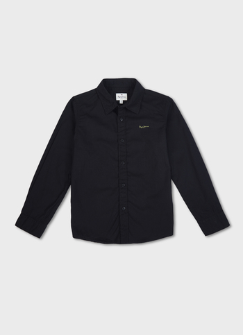 Boys Black Full Sleeve Shirt