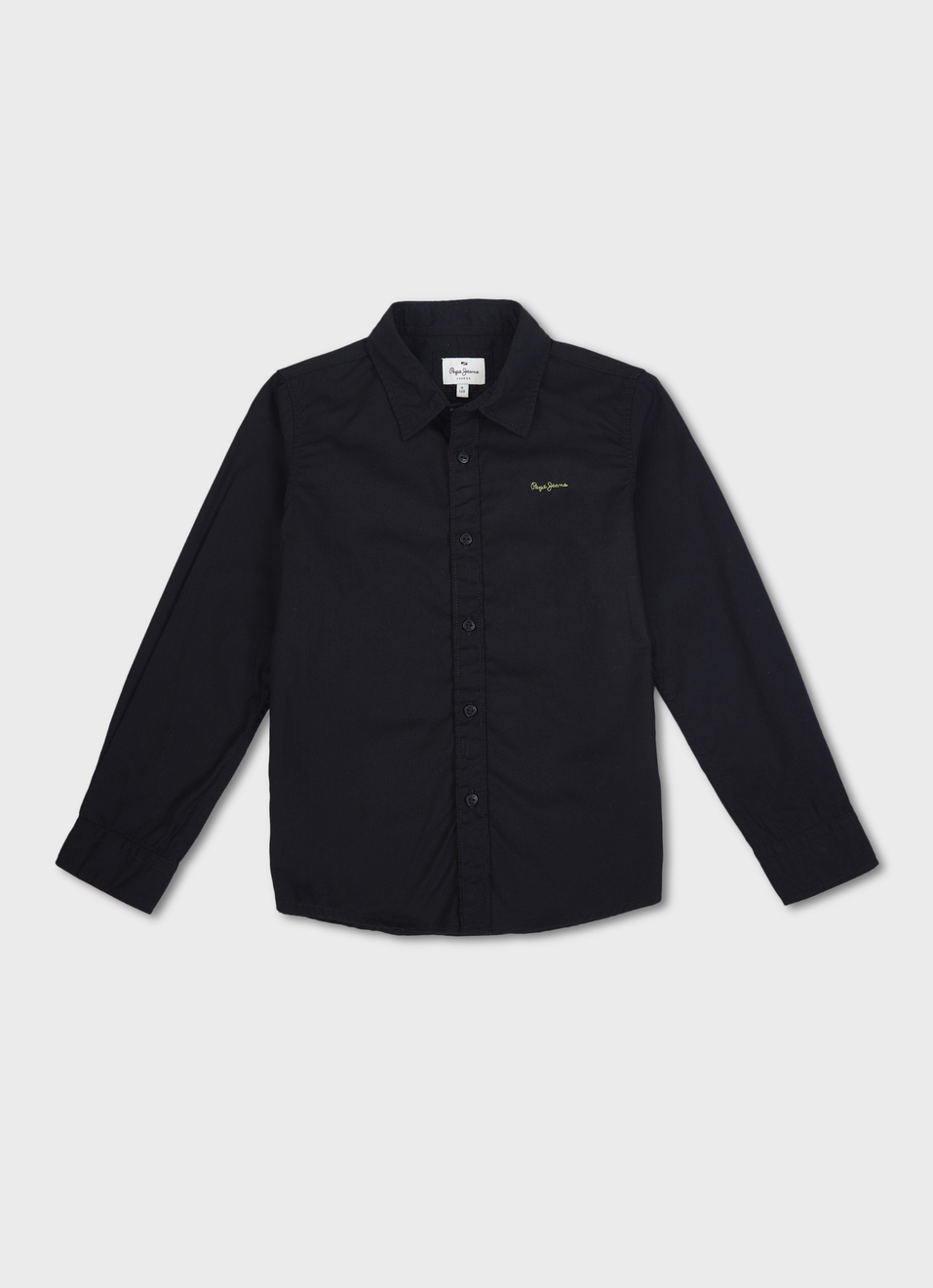 Boys Black Full Sleeve Shirt, , large image number 0