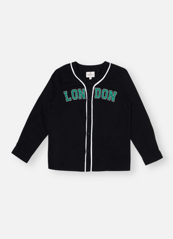 Boys Black Full Slevee Shirt